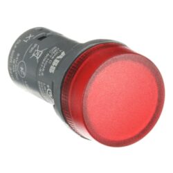 LED INDIKATOR RDEČE BARVE, KOMPAKTNA, ČELNA MONTAŽA, #24V AC/DC - slika 4