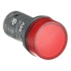 LED INDIKATOR, RDEČE BARVE, KOMPAKTNA, ČELNA MONTAŽA, #230V AC - slika 4