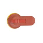 PIŠTOLSKI ROČAJ, OHY80J6, GRED 6MM, DOLŽINA 80MM, RDEČE-RUMEN, IP65