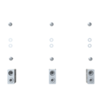 KOMPLET, KIT FC CuAl 2x120...240mm2 XT6 3pcs
